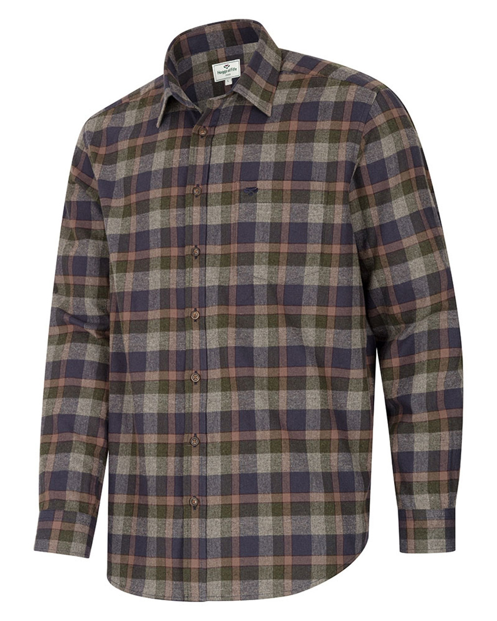 Hoggs of Fife Kirkwall Flannel Check Shirt