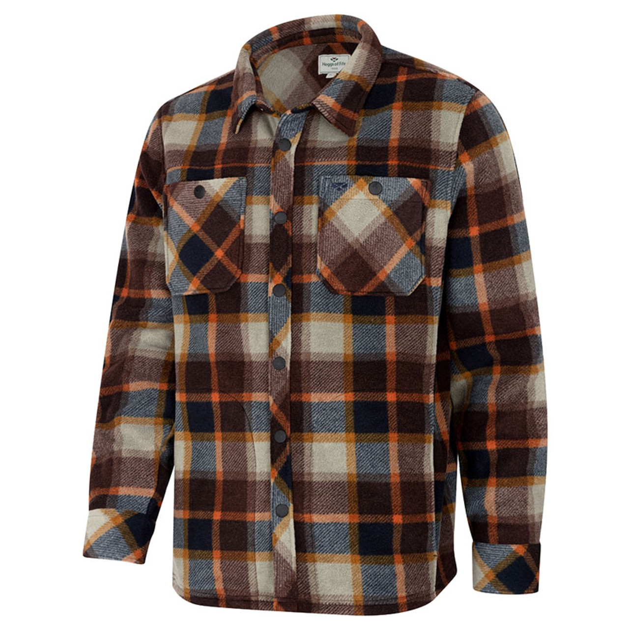 Hoggs of Fife Brucefield shacket in classic check style ideal for farmers and countryside wear