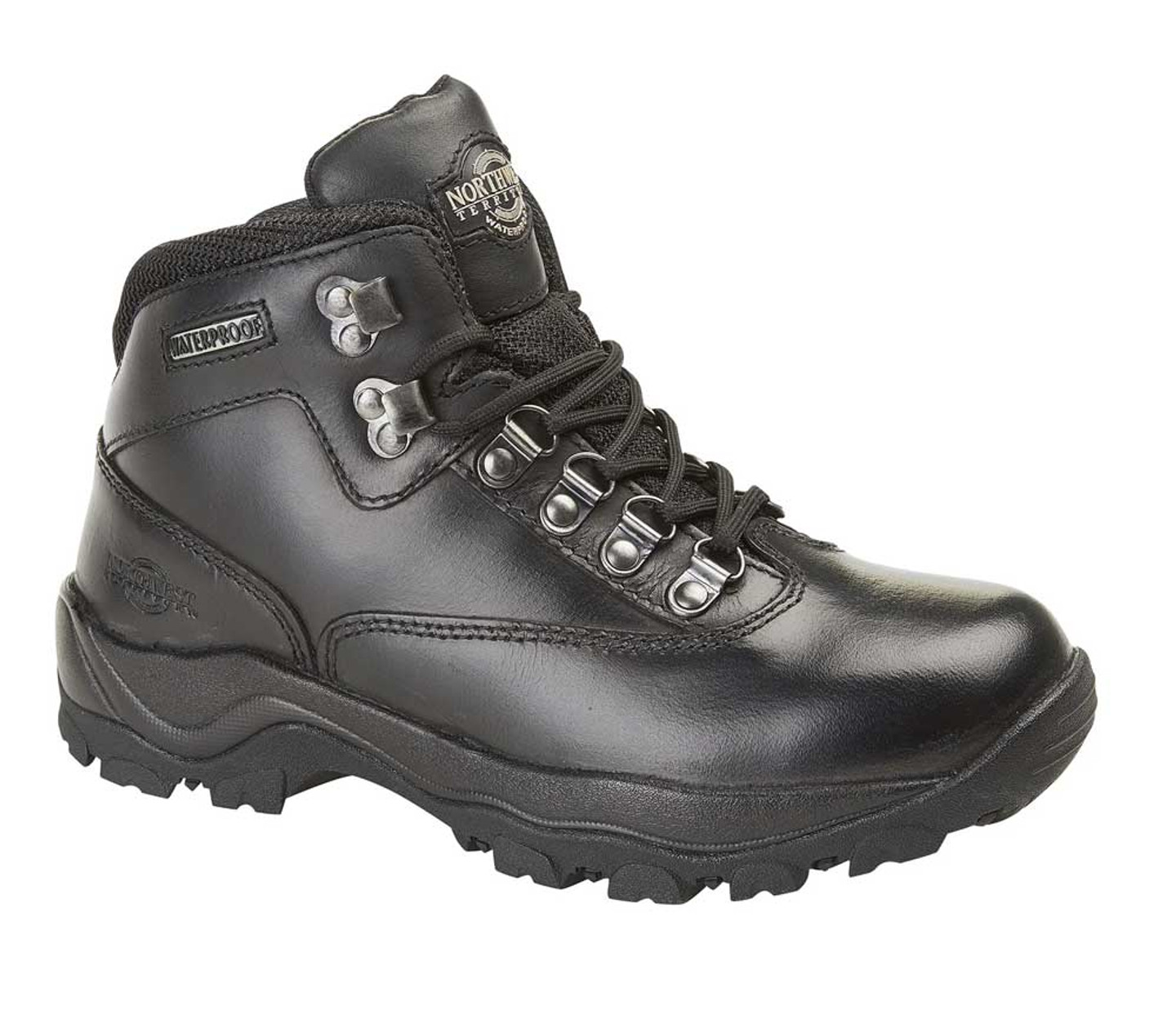 Northwest Territory Peak Black Leather Walking Boot