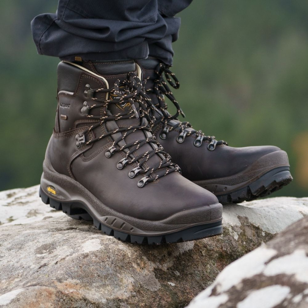 Grisport Crusader Walking Boots on Rocks