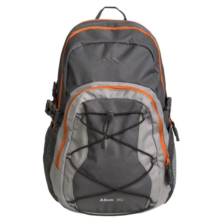 Trespass Herren Bustle Rucksack – 25 Liter, Mit Laptopfach, Wasserdichten Taschen & Netztaschen, Aus Polyester-Ripstop