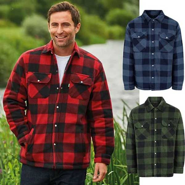 Champion Kinross Padded Fleece Lumberjack Shirt | Winter Shirts