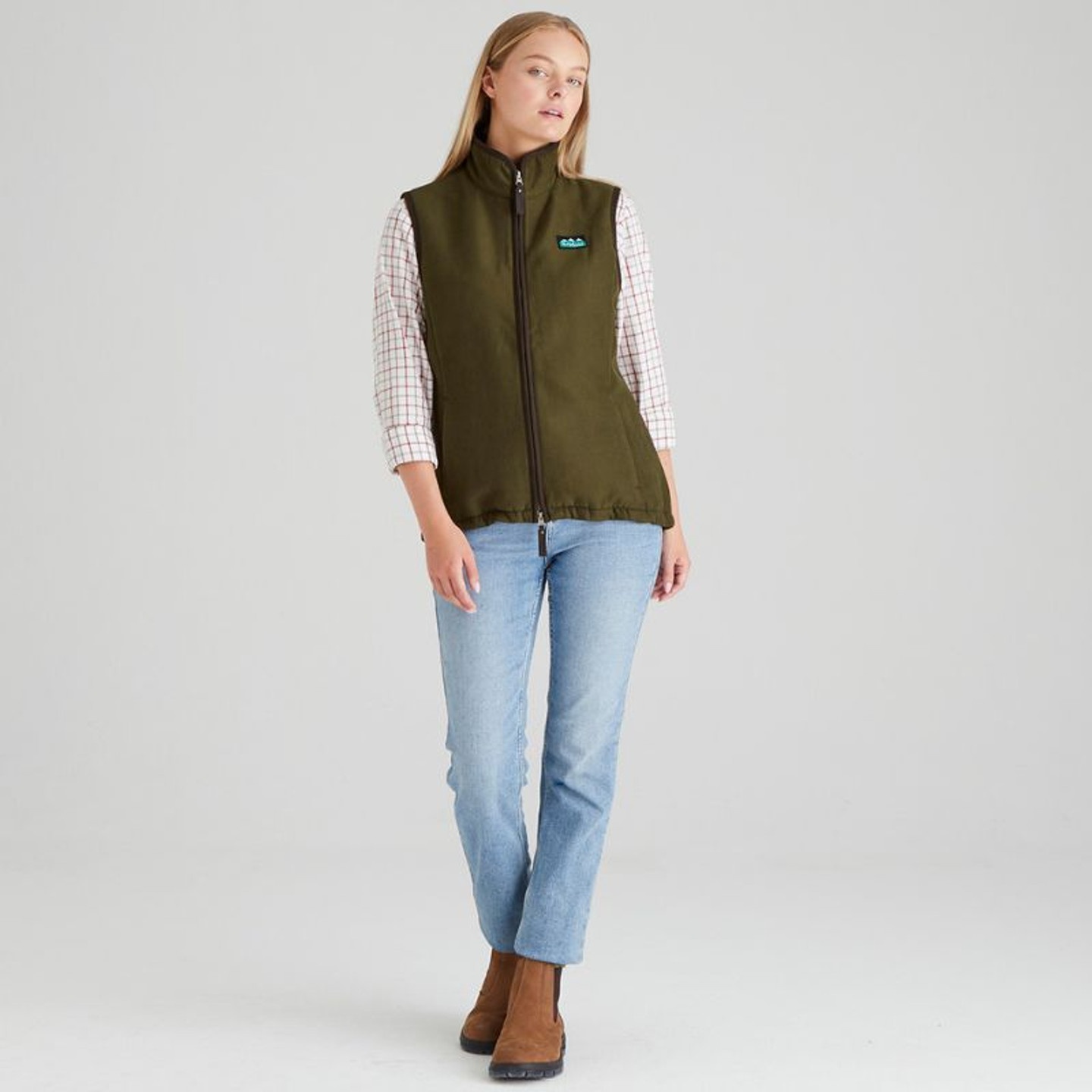 Ladies Ridgeline Monarch Gilet in Moody Teak