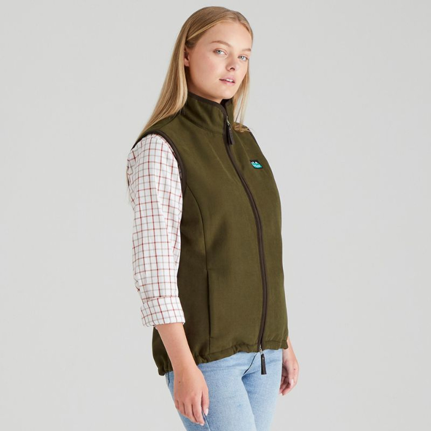 Ladies Moleskin Gilet by Ridgeline