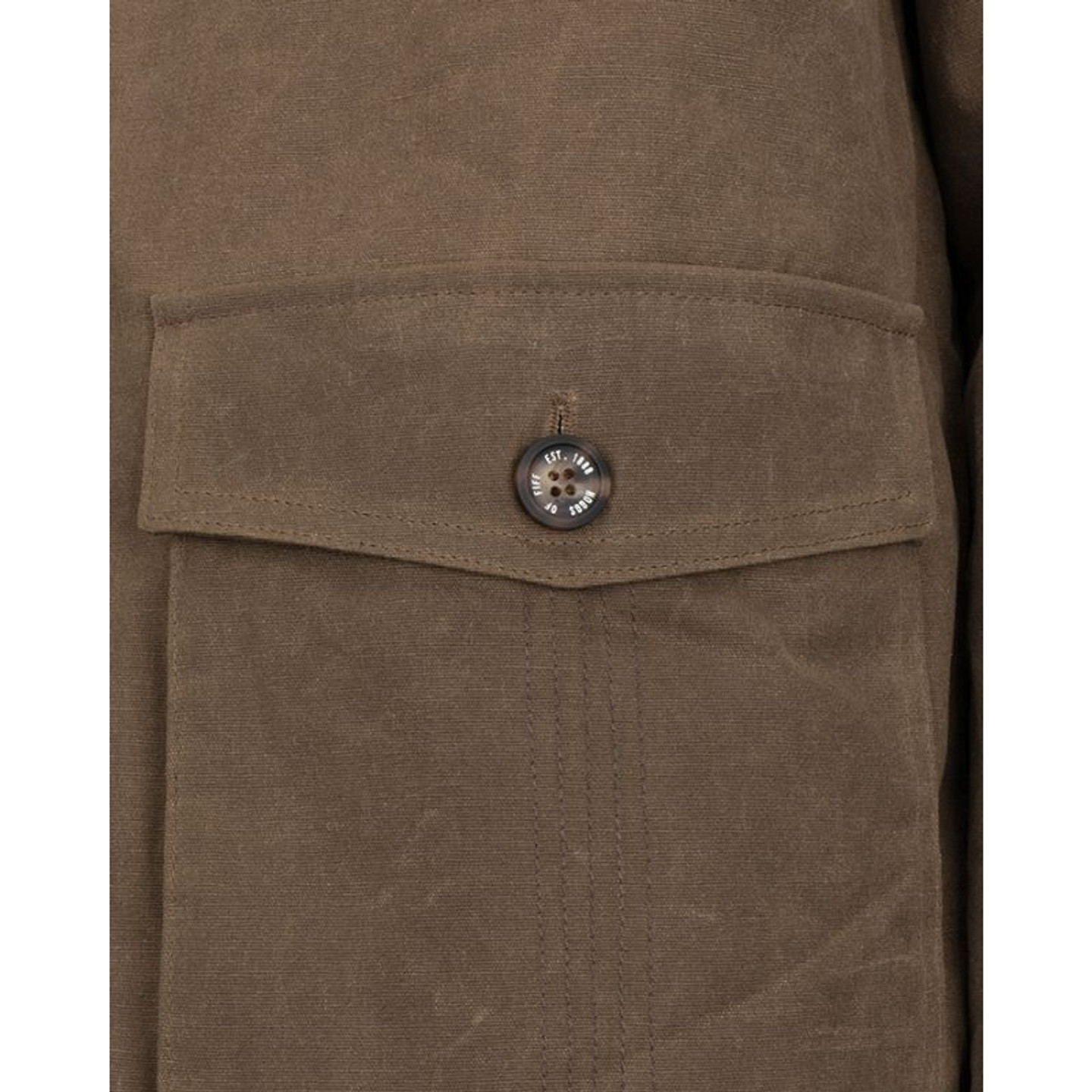 Hoggs of Fife Balerno Waxed Canvas Barn Coat