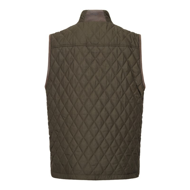 Hoggs of Fife Lindores Gents Quilted Gilet Cherry Tree Country