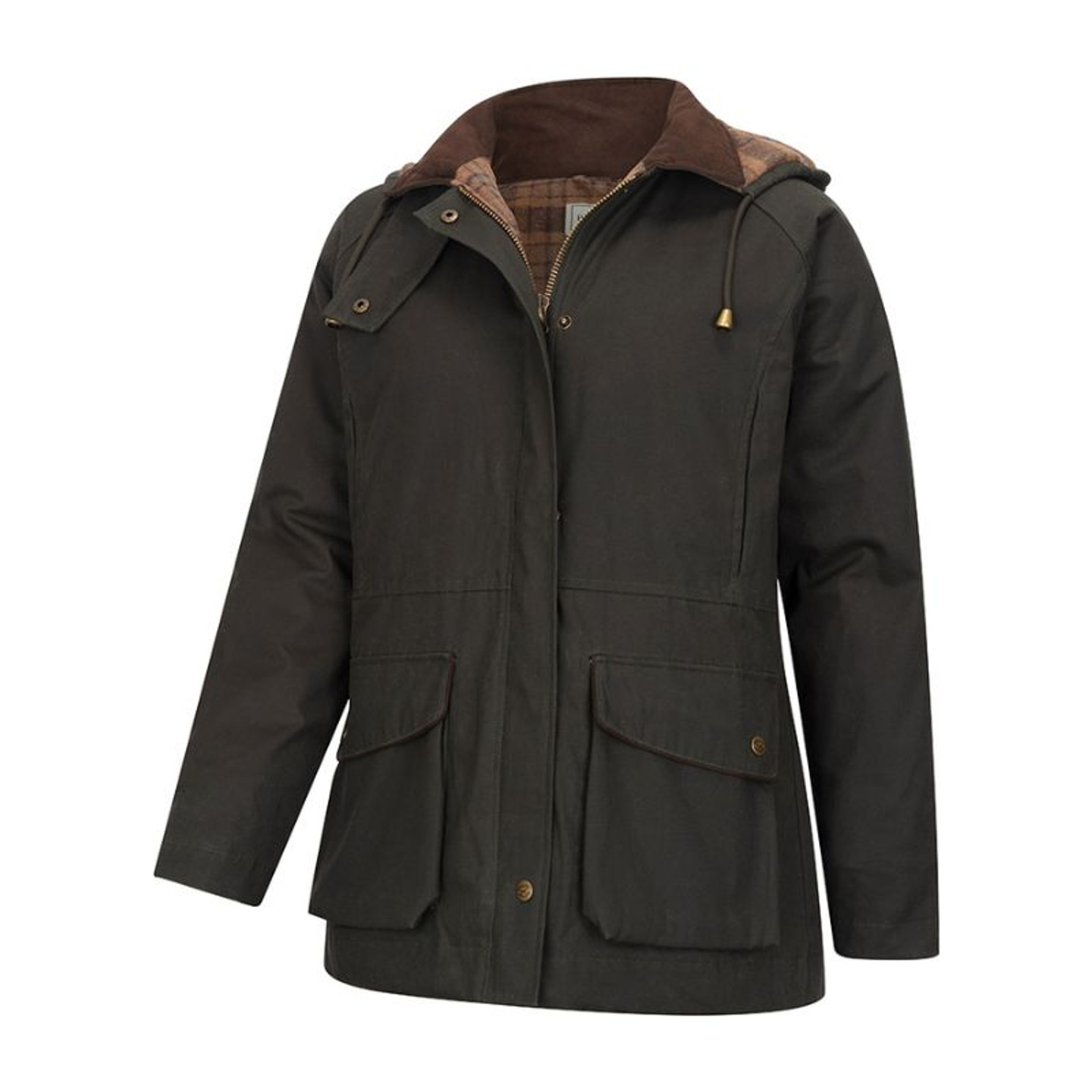 Hoggs of Fife Kelso Waterproof Ladies Wax Jacket