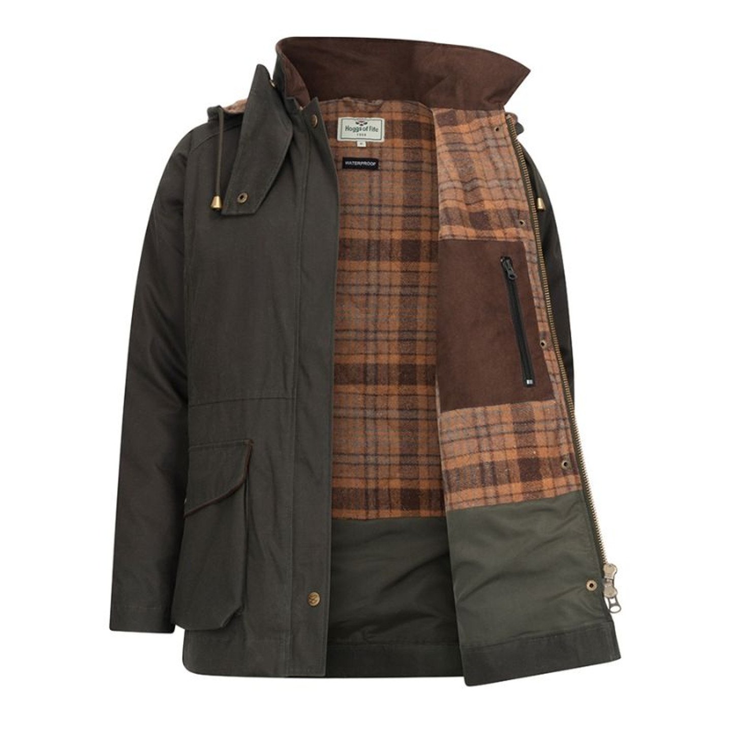 Hoggs of Fife Kelso Waterproof Ladies Wax Jacket