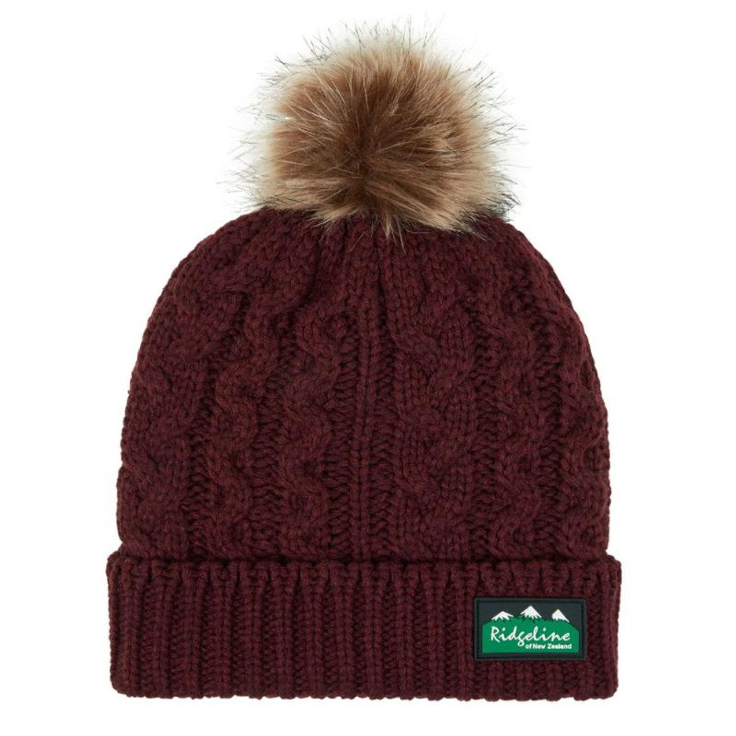 Ridgeline Nordic Fleck Beanie in Winter Berry