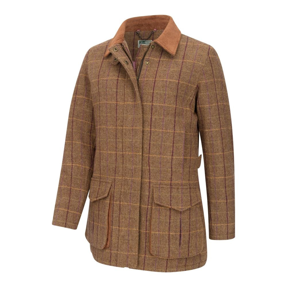 Hoggs of Fife Eden Technical Tweed Field Coat | Ladies Coat