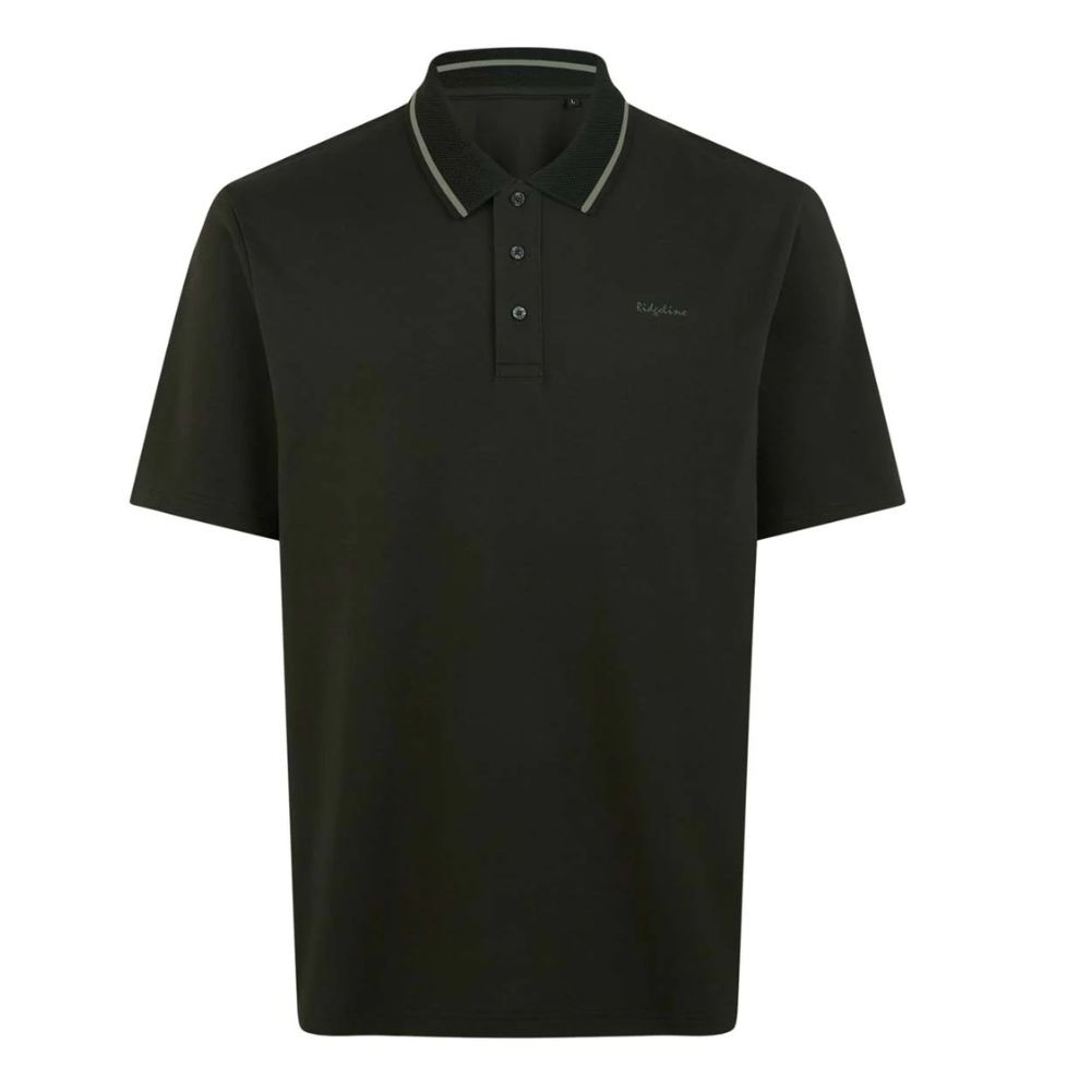 Ridgeline Kilworth Polo Top in Deep Forest