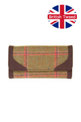 Iris Tweed Purse Light Brown