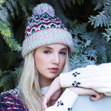 Womens beanie hats with pom pom