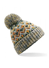 Blizzard beanie hat with pom pom