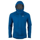 Blue Highlander Stow and Go lightweight waterproof jacket with breathable mesh lined hood