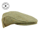 Game Tweed flat cap made to a very high standard in the UK, perfect for farmers and shooters
