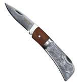 Rosewood Lock Knife Fish Design