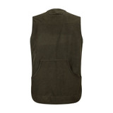 Rear view of Hoggs of Fife Struther vest showing back pocket for storage