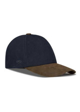 Hoggs of Fife Struther baseball cap in navy, durable mens peaked cap ideal for farming and outdoor wear