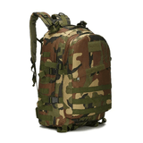 40 Litre Camo Rucksack with molle straping in popular woodland camouflage pattern