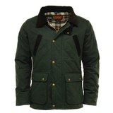 Mens Game Oxford Quilted Wax Jacket