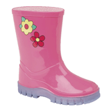 Girls floral wellies