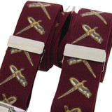 Flying pheasant on shooting braces