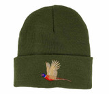 Flying pheasant beanie hat