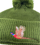 Kids Pheasant Embroidered Beanie