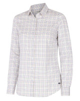 Hoggs of Fife Callie Shirt in White/Green/Yellow/Red