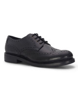 Hoggs of Fife Muirfield Brogue Shoe in Black