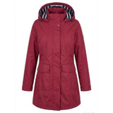 Arctic Storm Heidi waterproof coat for ladies in Dark Cerise