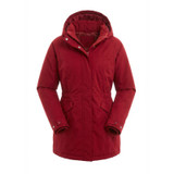Ladies Arctic Storm Phillipa Waterproof Coat in Red with quilted lining and adjustable cuffs