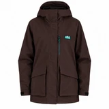 Deep Bark Ladies Ridgeline Rhea jacket with full hood