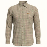 Bonart Lynton country check shirt with a stiff collar and long sleeves, for shooting, farming, or countryside wear