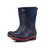 Lazy Dogz Splash navy neoprene kids wellies perfect for little farmers and dog walkers