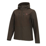 Front view of Hoggs of Fife Ardross Ladies Active Jacket with zip fastening and hood for farm and field wear