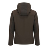 Rear view of Hoggs of Fife Ardross Ladies Jacket highlighting four-way stretch for flexibility on countryside walks