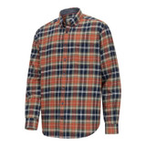 Hoggs of Fife Pitcairn flannel check shirt mens check shirt made from a soft cotton brushed fabric