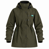 Ridgeline Women's Monsoon Classic Jacket in Deep Forest, fully waterproof and breathable