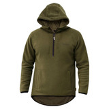 Kids Game alpine fleece hoody with scooped hem and quarter zip
