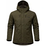 Game Mens Kendal Waterproof Jacket in olive green with zip front and multiple pockets