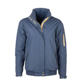 Rydale Ripon IV Ladies Equestrian Bomber Jacket in Dark Denim front view