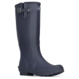 Hoggs of Fife Braemar Pro Wellington Boots in navy, three-quarter view