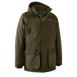 Deerhunter Eagle Winter Jacket in Tarmac Green, close front view