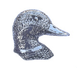 Duck's Head pewter pin