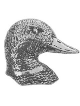 Duck's Head Pewter Pin