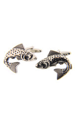 Soprano Trout Fish Cufflinks