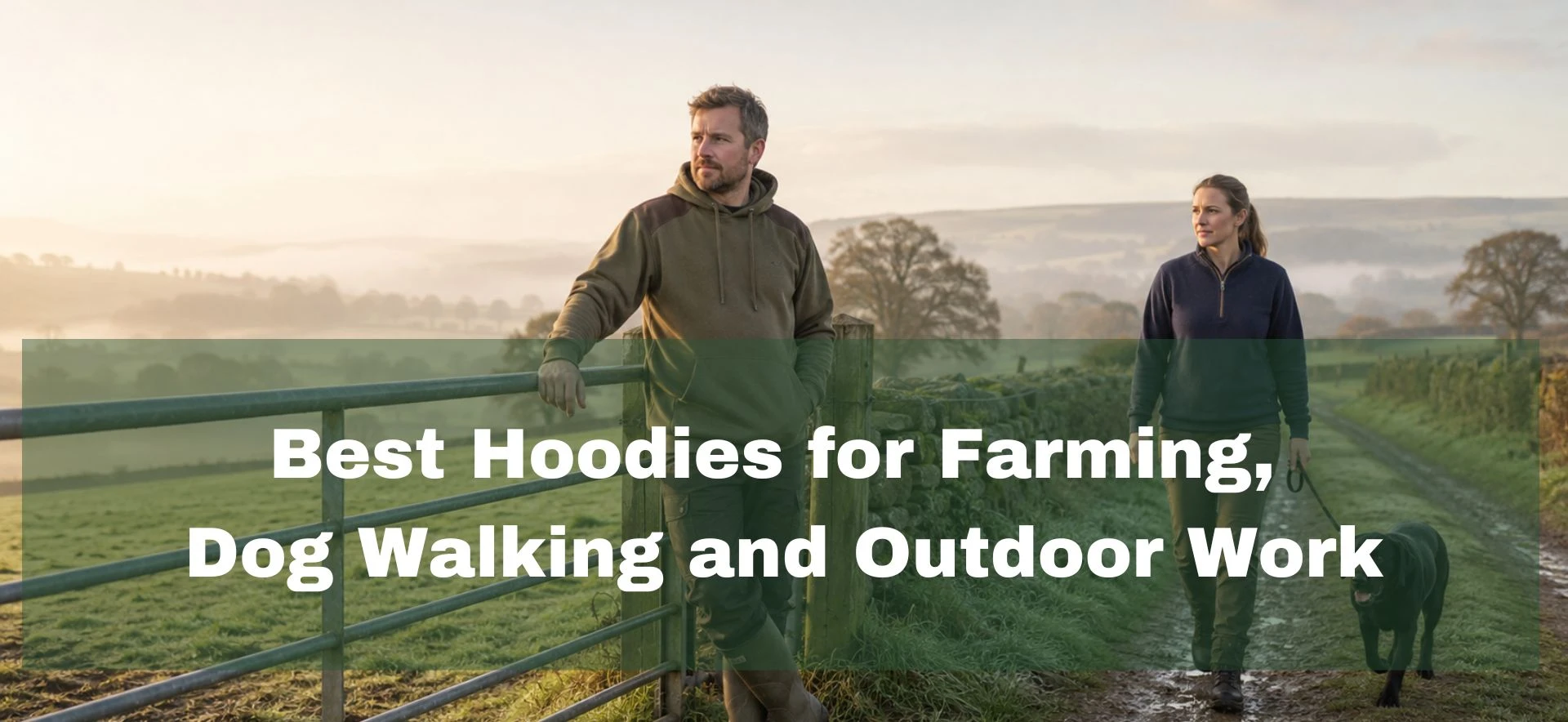 Country hoodies and practical layers for dog walking and outdoor wear