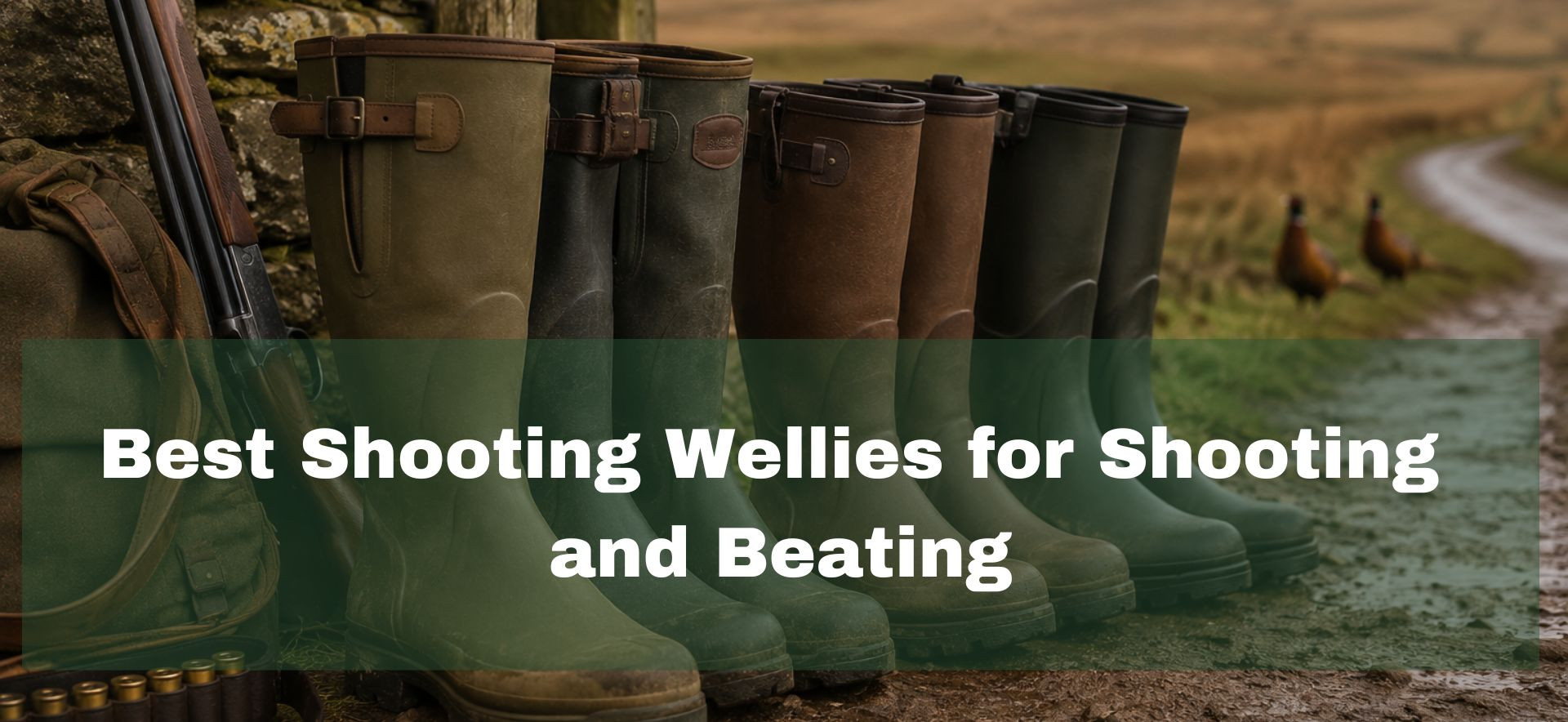 Best shooting wellies guide for shooting beating and field sports